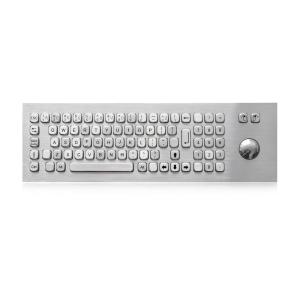 China 81 Keys Vandal Resistant Keyboard 800DPI With Optical Trackball on sale