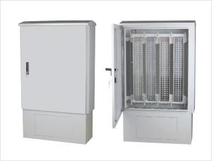 China Large SMC Telecommunication Fiber / Cable Distribution Box Stand Cabinet YH3026 factory