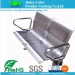 Ral9007 Ral9006 Silver Metallic Sandy Texture Powder Coated Paint For Metal