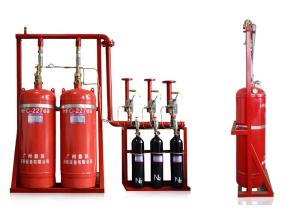 China 950kg/m3 4.2Mpa CCC 100L FM200 Fire Fighting System factory