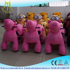 China Hansel battery operated dinosaur toys coin operated games machines electrical animal toy riding animal electric car factory
