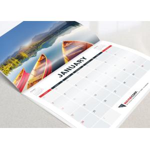 Custom Made Calendar 2024 Printing Flip Desk Table