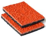 Athletic Synthetic Rubber Sandwich System Running Track IAAF Anti Slide