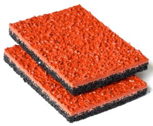 China Athletic Synthetic Rubber Sandwich System Running Track IAAF Anti Slide factory