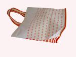 Folded Water Proof Cotton Bag , Shopping Carry Bags Silk Screen Printing Logo