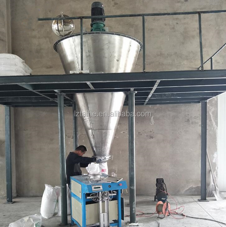 Double Screw Stirrer Type Stainless Steel Vertical Conical Ribbon Mixer for Powder Mixing
