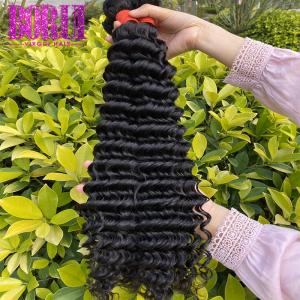 China 100% Unprocessed Cuticle Aligned Hair Vendors , Loose Deep Wave Peruvian Hair factory