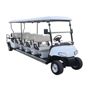 China 10 Seats Golf Buggy Road Ready Golf Cart All Terrain With Large Storage Space for club hotel factory