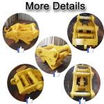Hydraulic Quick Hitch Coupler For 1ton 4ton 20ton 50ton Excavator Bucket