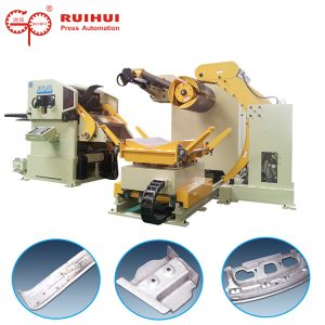 China RUIHUI Coil Feeder Straightener Servo Feeder Width 800mm , Thickness 6mm on sale