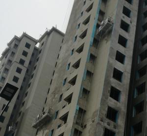 China ZLP630 painting steel temporary suspended platform system with parapet clamp factory