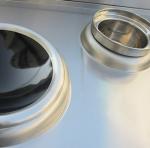 No Flame Industrial Induction Cooker Stainless Steel Material With 2 Burners