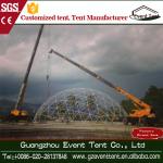 Customized Music Festival Large Dome Tent , Rustless White Geodesic Dome Tent