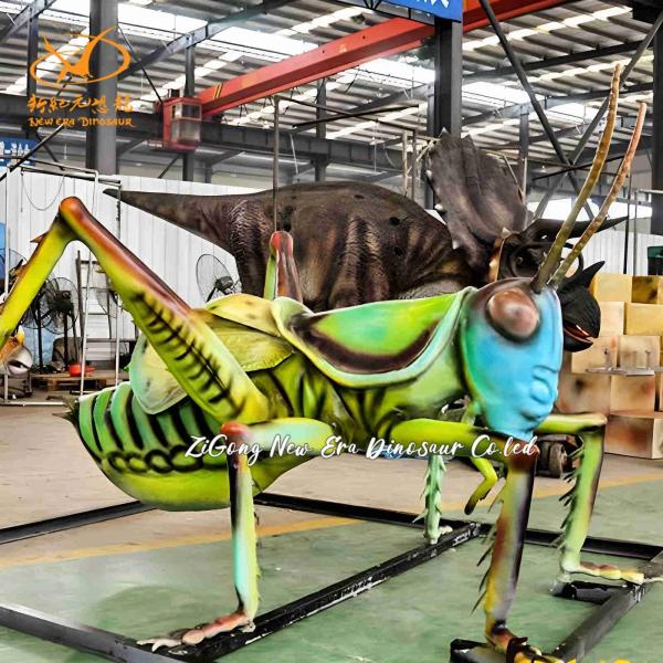 China Animated Giant Size Animatronic Insect Model for Theme Park factory