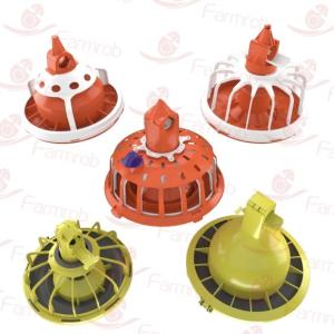 China Easy Assembly Feeder Pan Poultry Accessories No Spilling For Broiler Breeder And Layer factory