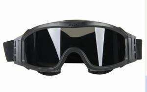 China UV Protection Anti Fog Ski Googles , Outdoor Game Military Safety Goggles factory