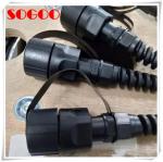 Armored Waterproof Fiber Optic Cable Duplex LC OM3 OM4 LC / UPC For Outdoor