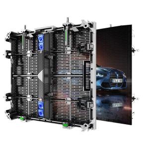 China P3.91-P7.82 Rental Flexible LED Transparent Film Screen / Transparent LED Video Wall factory