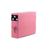Pink color corrugated shipping box for ladies shirts clothes