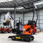EPA Certified Gasoline 1.5 Tonne Excavator Hydraulic Crawler Smallest Mini