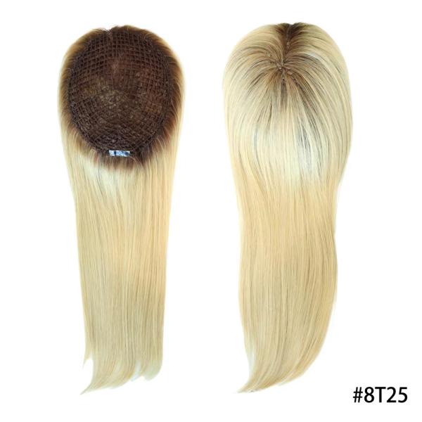 Hot Sale Brazilian Virgin Hair Topper Human Fish Net Women Topper Human Hair