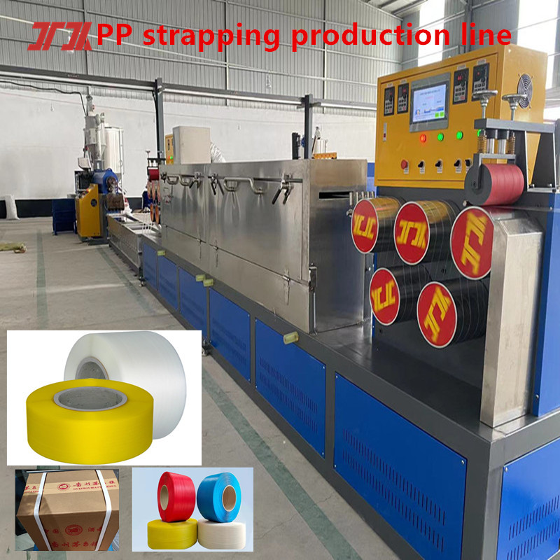 Double Screw 5mm PP Strap Production Line With Long Length And Flexible