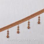 Handmade fashionable chain beads lace tassels fringes for curtain/sofa/pillow