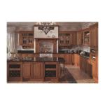 2000mm 1.2M Solid Wood Kitchen Cabinets Island Bar Cabinets Classic