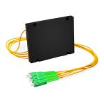 1x4 Fiber Optic PLC Splitter Standard ABS Module SC/APC SM