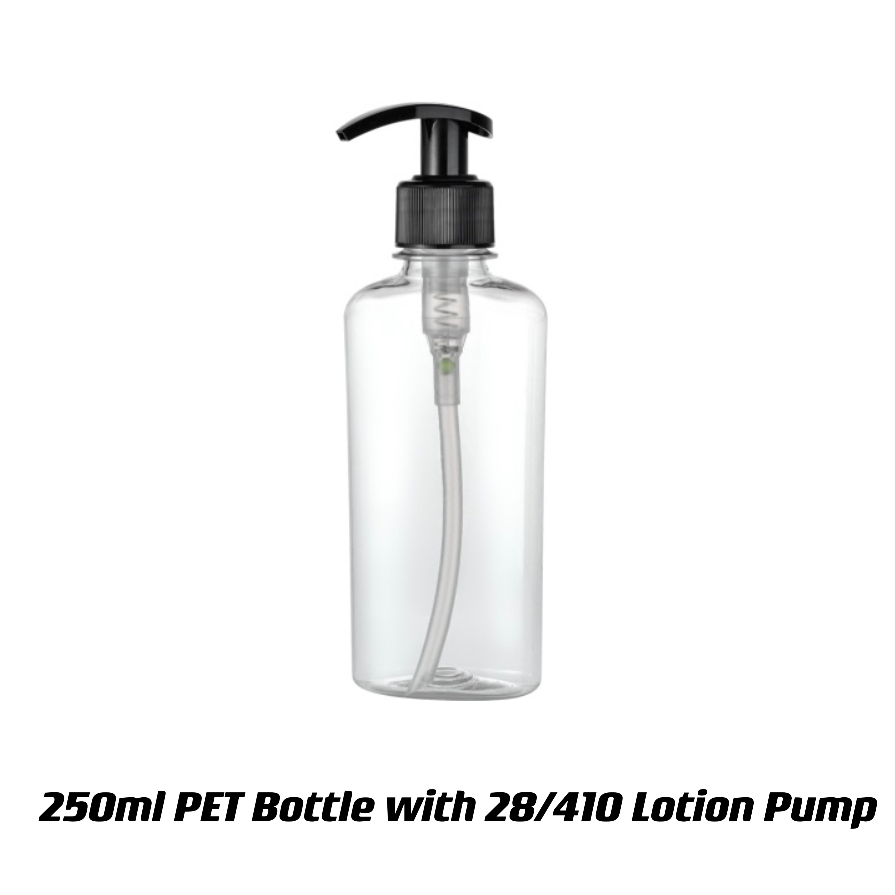 Disinfectant 250ml Plastic PET Bottle with Liquid Sprayer and Customized Pump