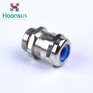 China Insert Type Nickel Plated Copper Cable Gland With High Temperature Resistance factory