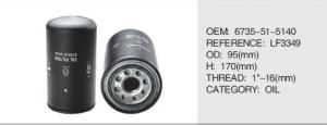 China Truck Diesel engine parts oil filter for komtsu 6735-51-5140 factory