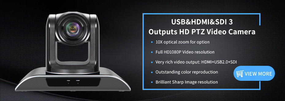 1080P Auto Focus Video Conference 10X Optical Zoom Camera for Skype Meeting