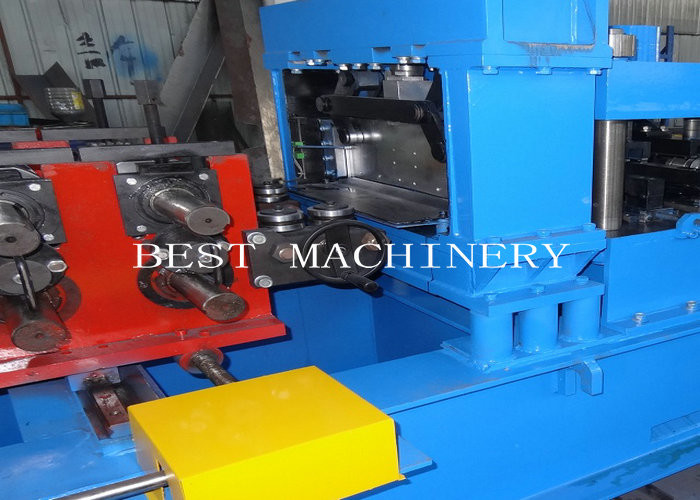 4-6m / Min C And Z Purlin Roll Forming Machine Steel Channel Quick Change Making