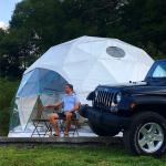 Garden House Outdoor Igloo Glamping Resort Geodesic Dome Tent For Sale