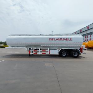 China 45000-50000 L Three Axle Aluminium Alloy Fuel Oil Tanks Trailer factory