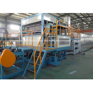 China 4000pcs/h 8 sides rotary type automatic egg tray machine with 6 layer drying line on sale