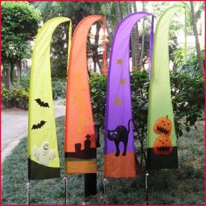 China Holiday Halloween Garden/Yard/Bali Flag ghost/grave/cat/pumpkin factory