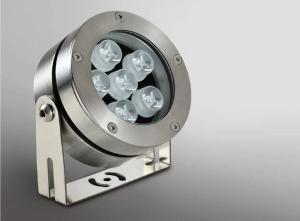 China 24VDC 9*2W 316L Stainless Steel LED Underwater Spot Light With Adjustable Bracket 18W 1200LM factory