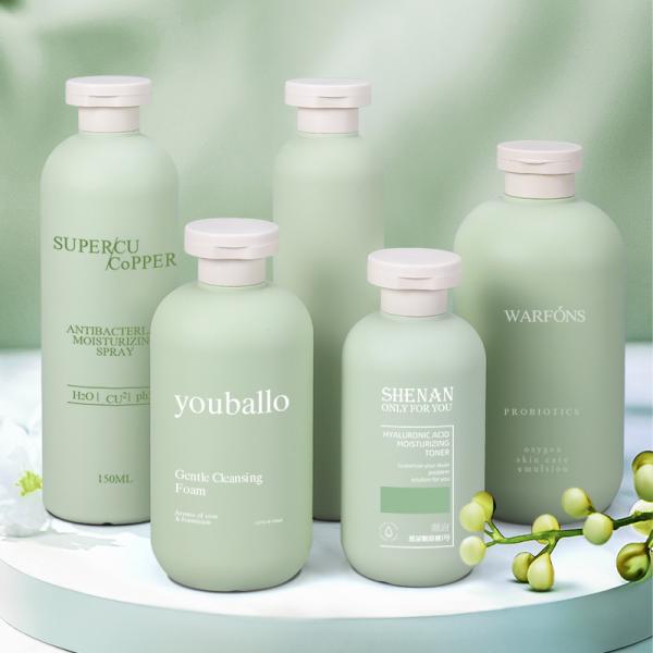 Flip Top Cap HDPE Plastic Bottle Packaging For Shampoo Lotion Cosmetic Container