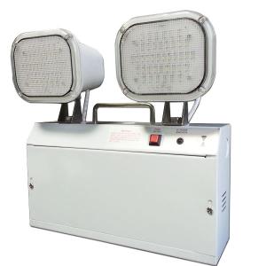 China Battery Powered Twin Head 3014 SMD LED Rechargeable Emergency Light factory