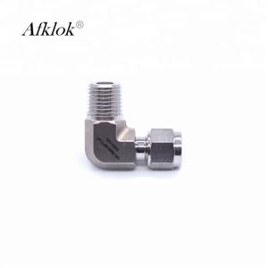 China 1/4&quot; 3/8&quot; Stainless Steel 316 Elbow Pipe Fitting Connector factory