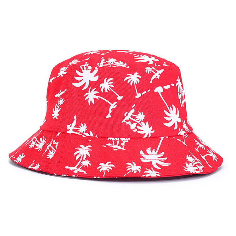 100% cotton Double sided cheap customized bulk printing folding bucket hat size of 58-60.