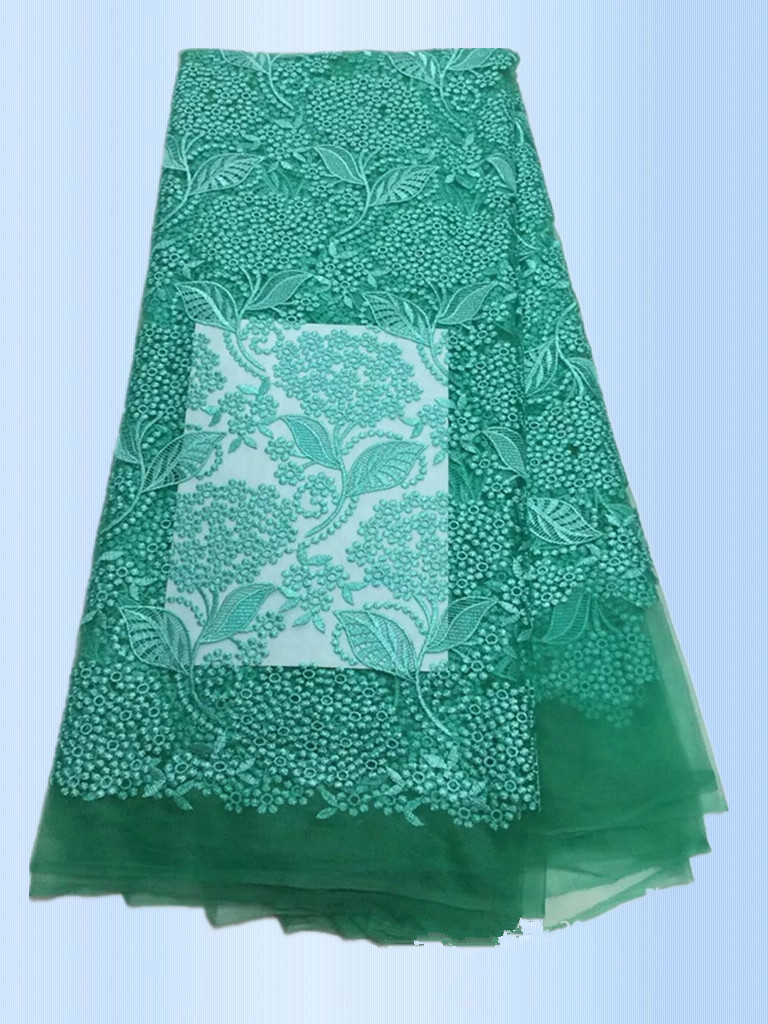 African Lace Fabric 2017 High Quality Lace Peach Tulle Styles Embroidery Laces for Wholesale with different color