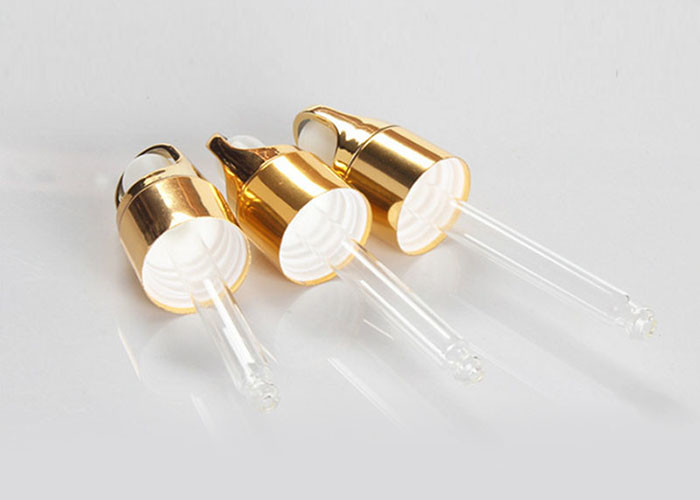 Fancy Amber Cosmetic Bottles Round Shape Customized Logo Printing