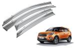 Custom Car Window Visors , Hyundai CRETA IX25 2014 Injection Molding Chrome Trim