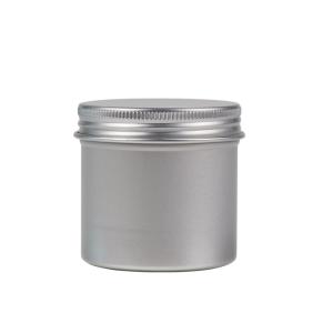 China 50g 100g 150g Eco Friendly Aluminum Canisters Handmade Lotion Metal Tea Tins factory