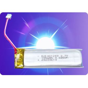 China 3.7V 200mAh Lithium Polymer Battery 300 Cycles 1C Discharge on sale