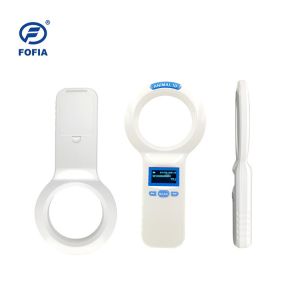 Handheld RFID Microchip Scanner 134.2khz USB Animal Reader For Cattle White