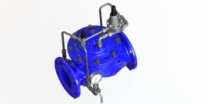 China EPDM Rubber Water Control Valve Pressure Relief And Sustaining Valve factory